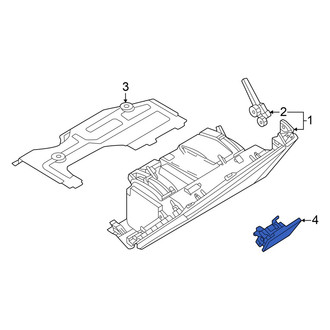 Audi OE - Front Glove Box Handle