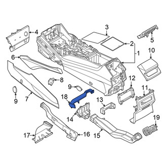 Audi OE - Center Instrument Panel Air Duct