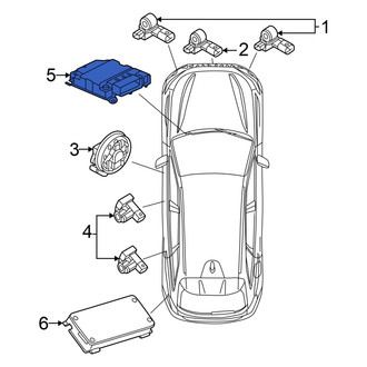 Audi OE - Front Air Bag Control Module