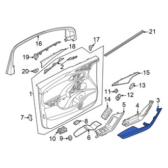 Audi OE - Front Left Door Armrest