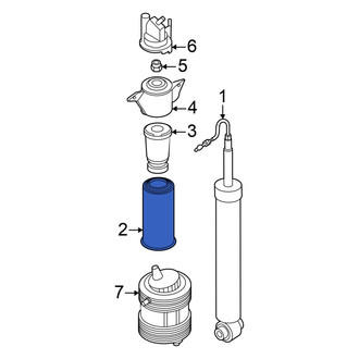 Audi OE - Rear Suspension Shock Absorber Bellows