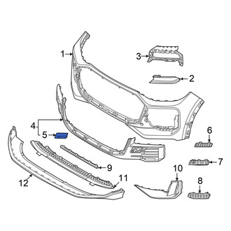 Audi OE - Front Left Headlight Washer Cover