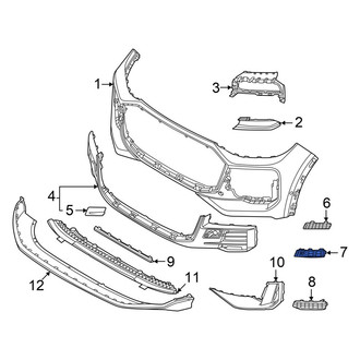 Audi OE - Front Center Left Grille