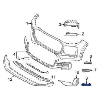 Audi OE - Front Left Lower Grille