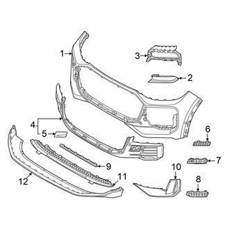 Audi OE - Front Bumper & Grille - Bumper & Components (Cover and Components)