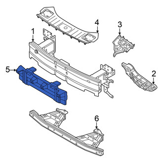 Audi OE - Front Bumper Impact Absorber