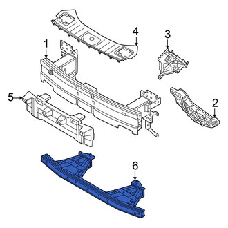Audi OE - Front Bumper Cover Reinforcement Beam