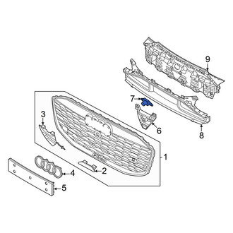 Audi OE - Upper Grille Cap