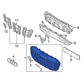 Audi OE - Front Upper Grille