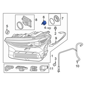 Audi OE - Front Headlight Motor