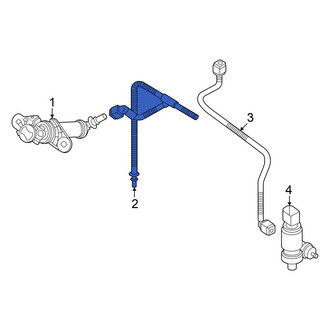 Audi OE - Front Upper Headlight Washer Hose