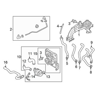 Audi OE - Cooling - Hoses & Lines (Left/Front)