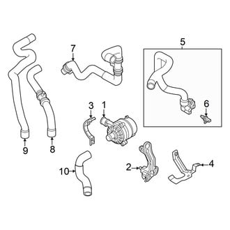 Audi OE - Cooling - Hoses & Lines (Left/Center)