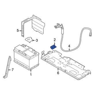 Audi OE - Battery Hold Down