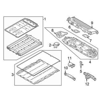 Audi OE - Electrical - Battery (Battery Housing, High Voltage)