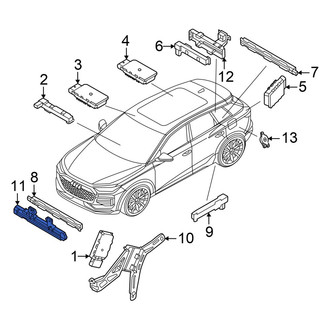 Audi OE - Front Center Keyless Entry Antenna Bracket