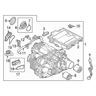 Audi OE - Electrical Components (Drive Motor, Front), (AWD)