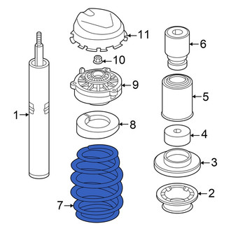 Audi OE - Front Coil Spring