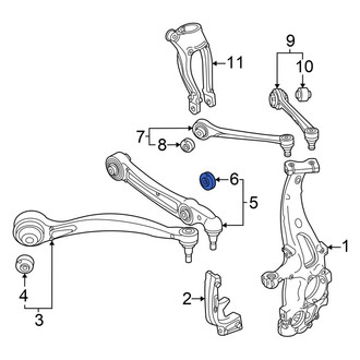 Audi OE - Front Lower Inner Rearward Suspension Control Arm Bushing