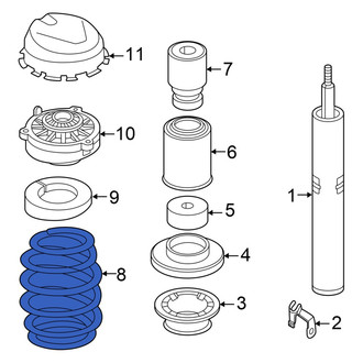 Audi OE - Front Coil Spring