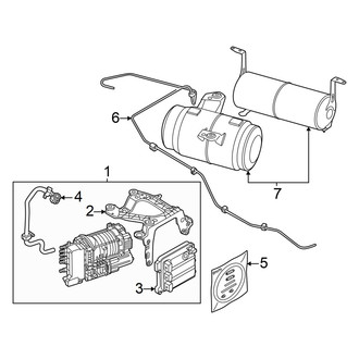 Audi OE - Front Suspension - Air Distribution System (Air Suspension), (RWD)