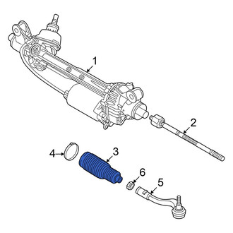 Audi OE - Front Rack and Pinion Bellows