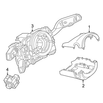 Audi OE - Steering Column - Shroud, Switches & Levers