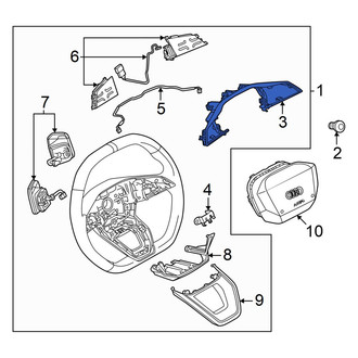 Audi OE - Lower Steering Wheel Trim