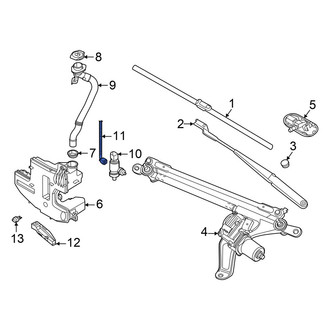 Audi OE - Front Windshield Washer Hose