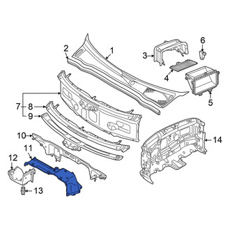 Audi OE - Front Lower Firewall