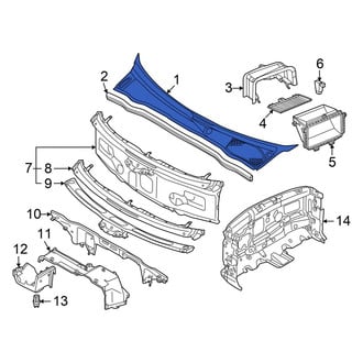Audi OE - Front Cowl Cover