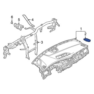 Audi OE - Front Left Dashboard Air Vent Trim