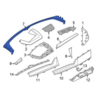 Audi OE - Upper Instrument Panel Trim Panel