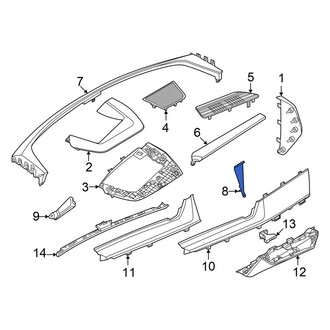 Audi OE - Left Instrument Panel Molding