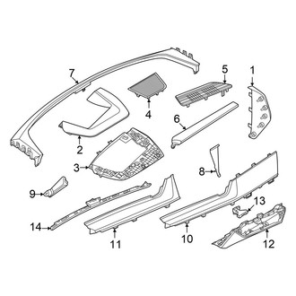 Audi OE - Instrument Panel Components