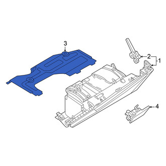 Audi OE - Glove Box Insulator