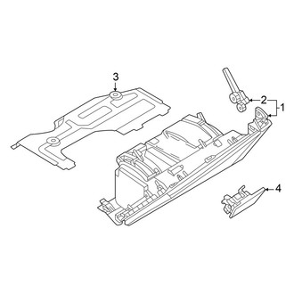 Audi OE - Instrument Panel - Glove Box