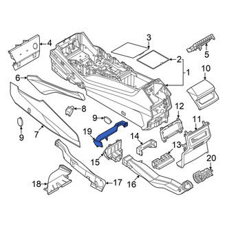 Audi OE - Center Instrument Panel Air Duct