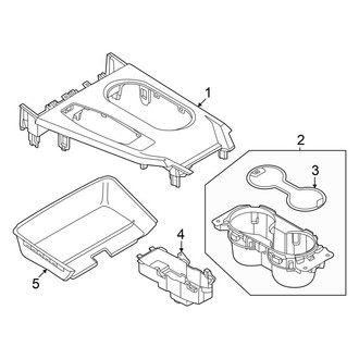 Audi OE - Console (Floor/Upper)