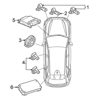 Audi OE - Restraint Systems - Air Bag Components (Modules & Sensors)