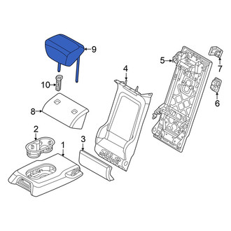 Audi OE - Rear Center Headrest