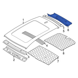 Audi OE - Rear Roof Header Panel