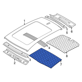 Audi OE - Front Roof Panel Reinforcement