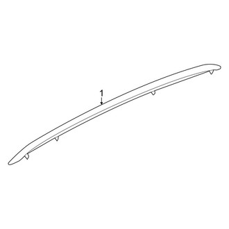 Audi OE - Roof - Exterior Trim (W/O Panoramic Sunroof), (Premium)