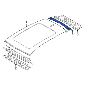 Audi OE - Rear Roof Bow