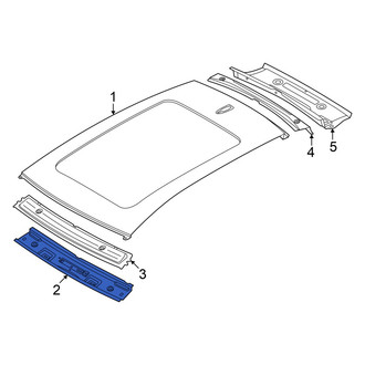 Audi OE - Rear Roof Header Panel