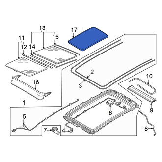 Audi OE - Sunroof Seal