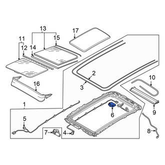 Audi OE - Sunroof Control Module