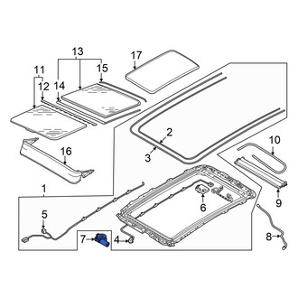 Audi OE - Front Sunroof Motor