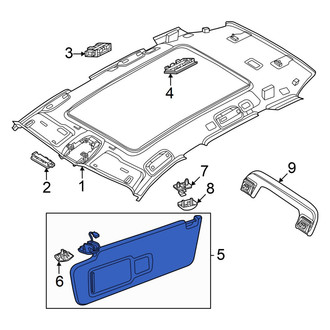 Audi OE - Right Sun Visor
